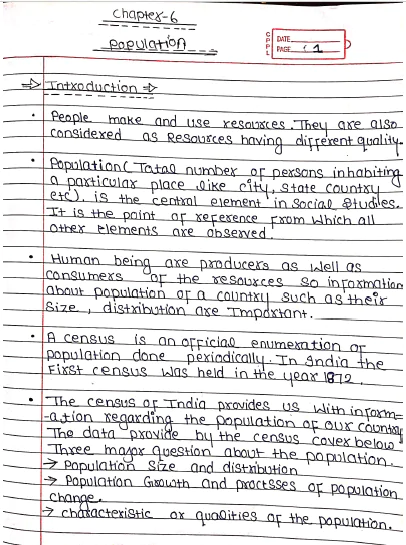 Class 9 Geography all chapters handwritten notes free pdf download 2023 - Image 3