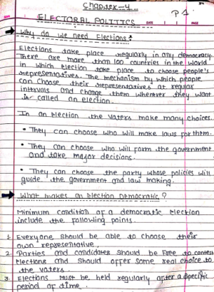 Class 9 Civics all chapters handwritten notes free pdf download 2023 - Image 4