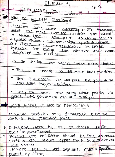 Class 9 Civics all chapters handwritten notes free pdf download 2023 - Image 4