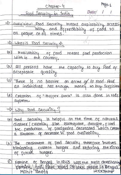 Class 9 Economics all chapters handwritten notes free pdf download 2023 - Image 4