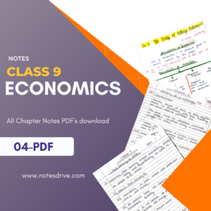 class 9 economics handwritten notes