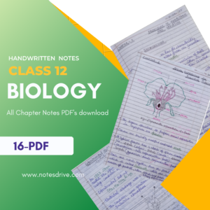 class 12 biology handwritten notes pdf download