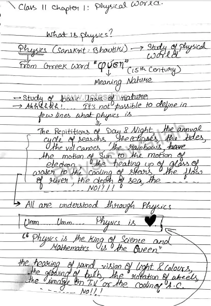 Class 11 Physics all chapters handwritten notes pdf download 2023 - Image 2
