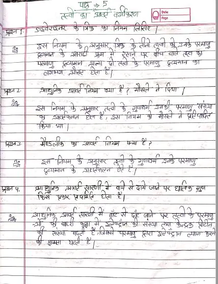 Class 10 science ( विज्ञान ) all chapters handwritten notes in hindi pdf download 2023 - Image 3