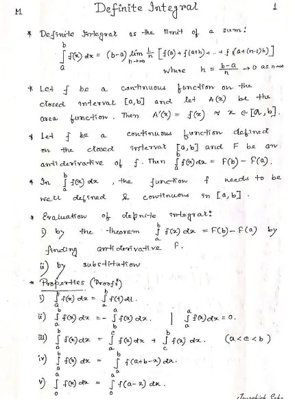 Mathematics Notes for IIT JEE 2023 All chapter notes PDF download - Image 4