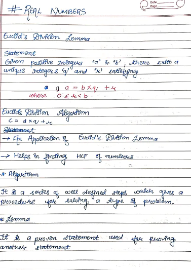 Class 10 Mathametics (Maths) all chapters notes pdf download 2023 - Image 3