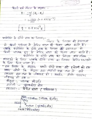 Class 12 [ भौतिक विज्ञानं ] Physics all chapters handwritten notes in hindi Free pdf download 2023 - Image 2