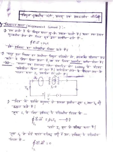 Class 12 [ भौतिक विज्ञानं ] Physics all chapters handwritten notes in hindi Free pdf download 2023 - Image 4