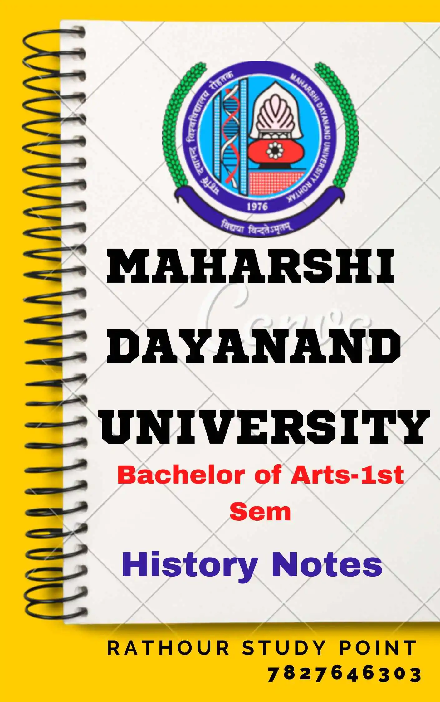 BA 1st Semester History Notes