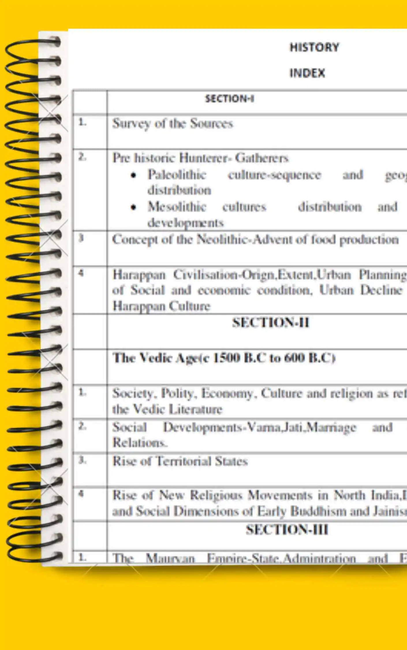 BA 1st Semester History Notes - Image 2