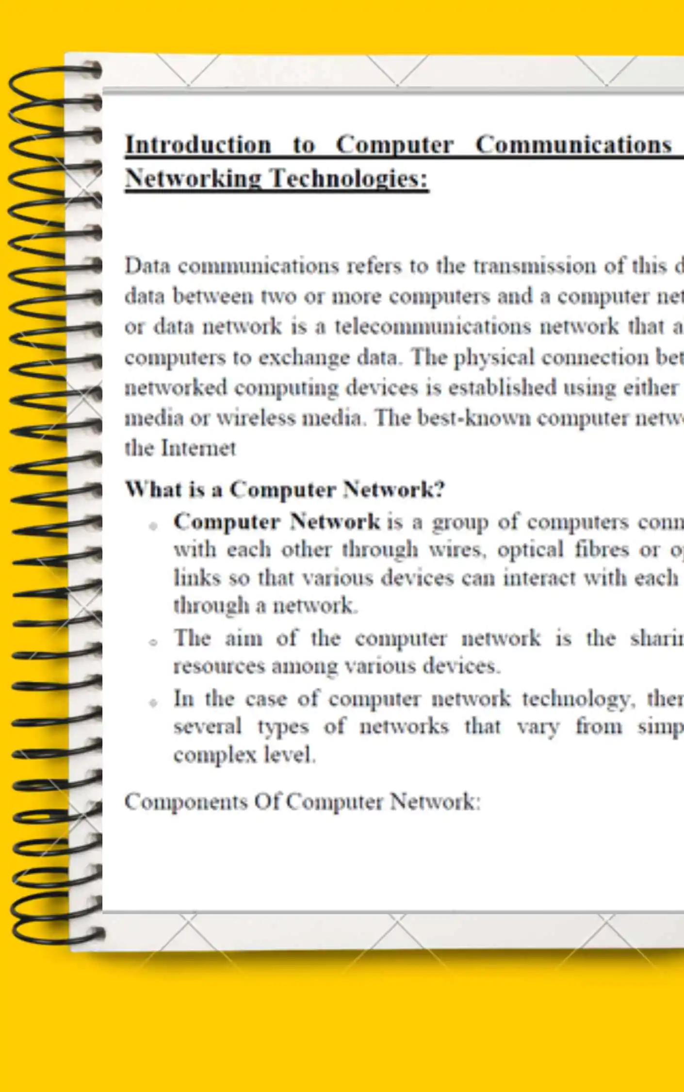 Maharshi Dayanand University | BCA 5th Semester Data Communication and Networking Notes PDF - Complete Printable Notes - Image 3