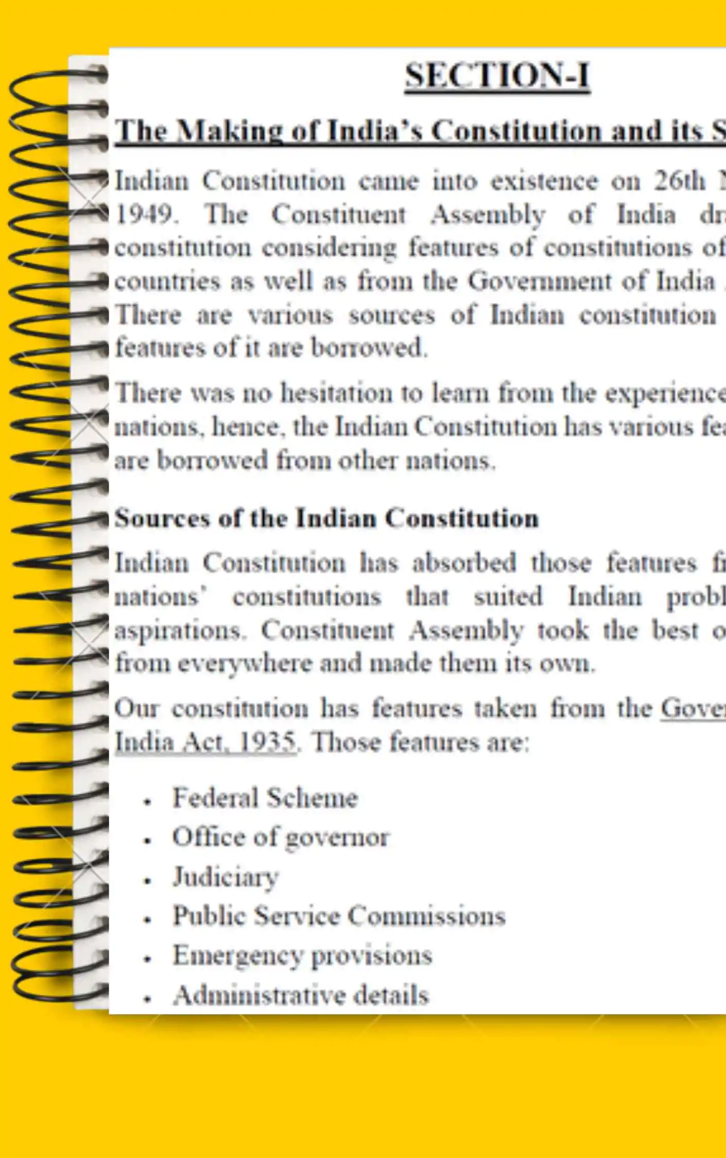 Maharshi Dayanand University| BA 3rd Semester Public Administration Notes PDF - Complete Printable Notes - Image 3