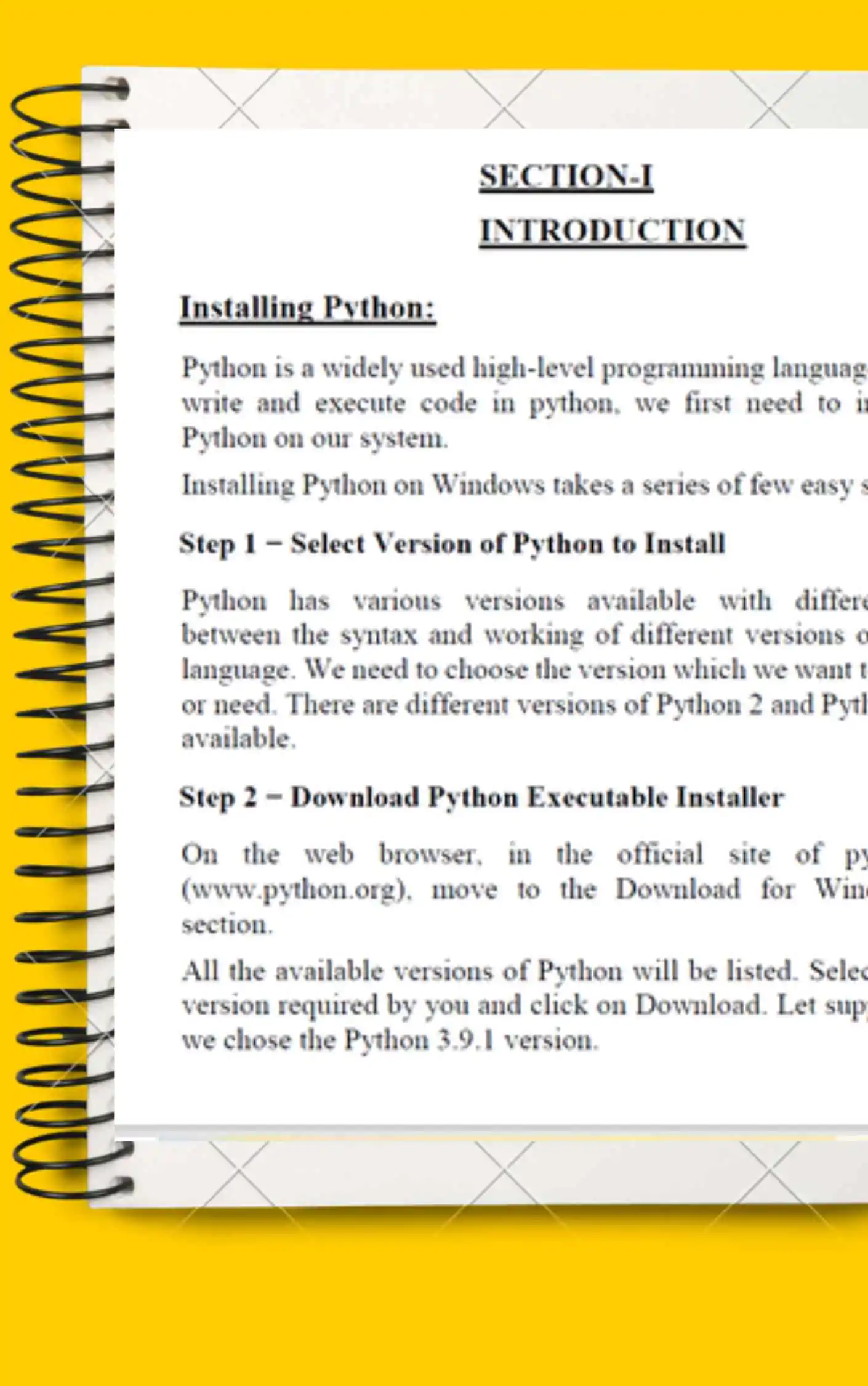 Maharshi Dayanand University | B.E/B.Tech 3rd Semester Python Programing Notes PDF - Complete Printable Notes - Image 3