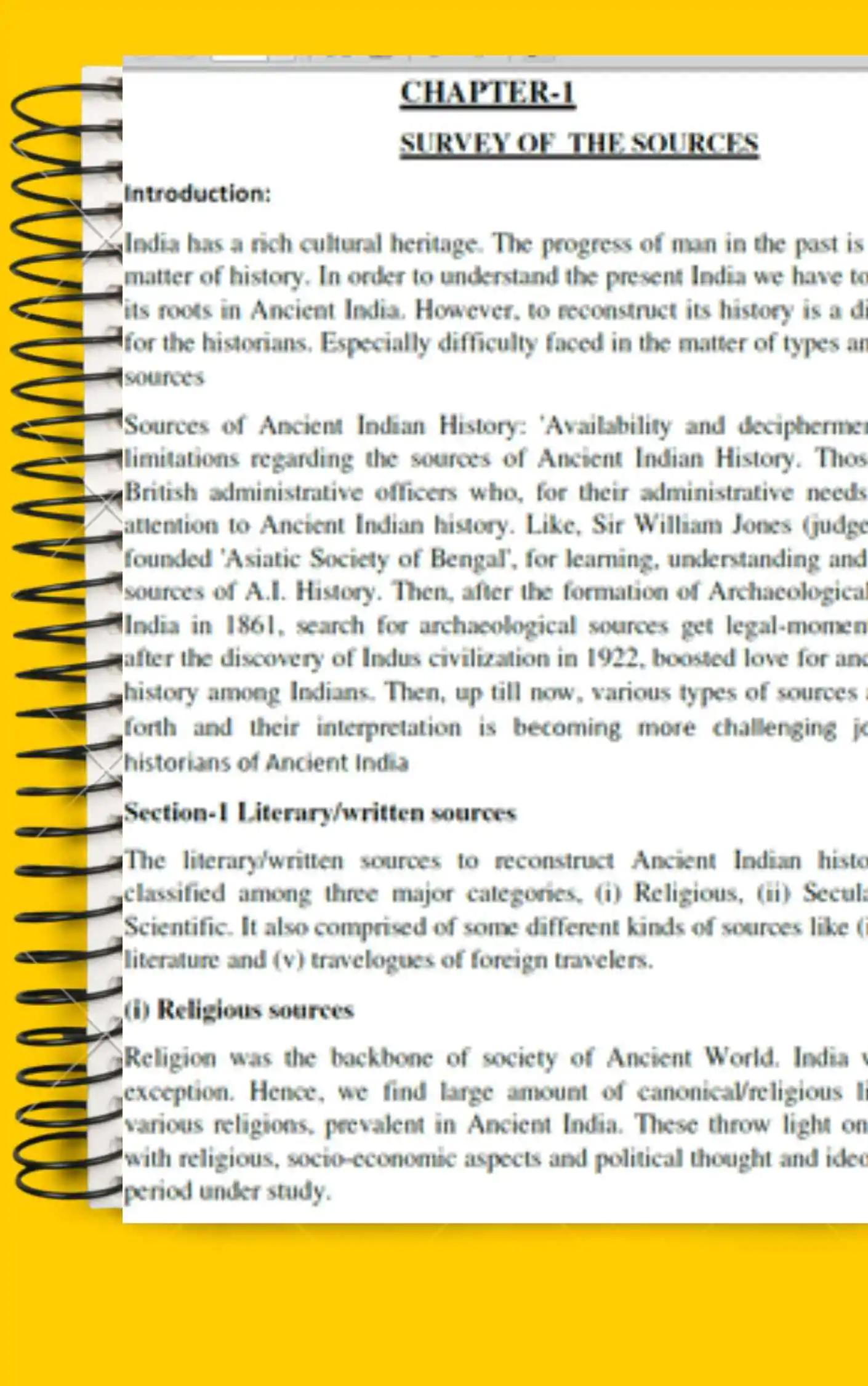 BA 1st Semester History Notes - Image 3