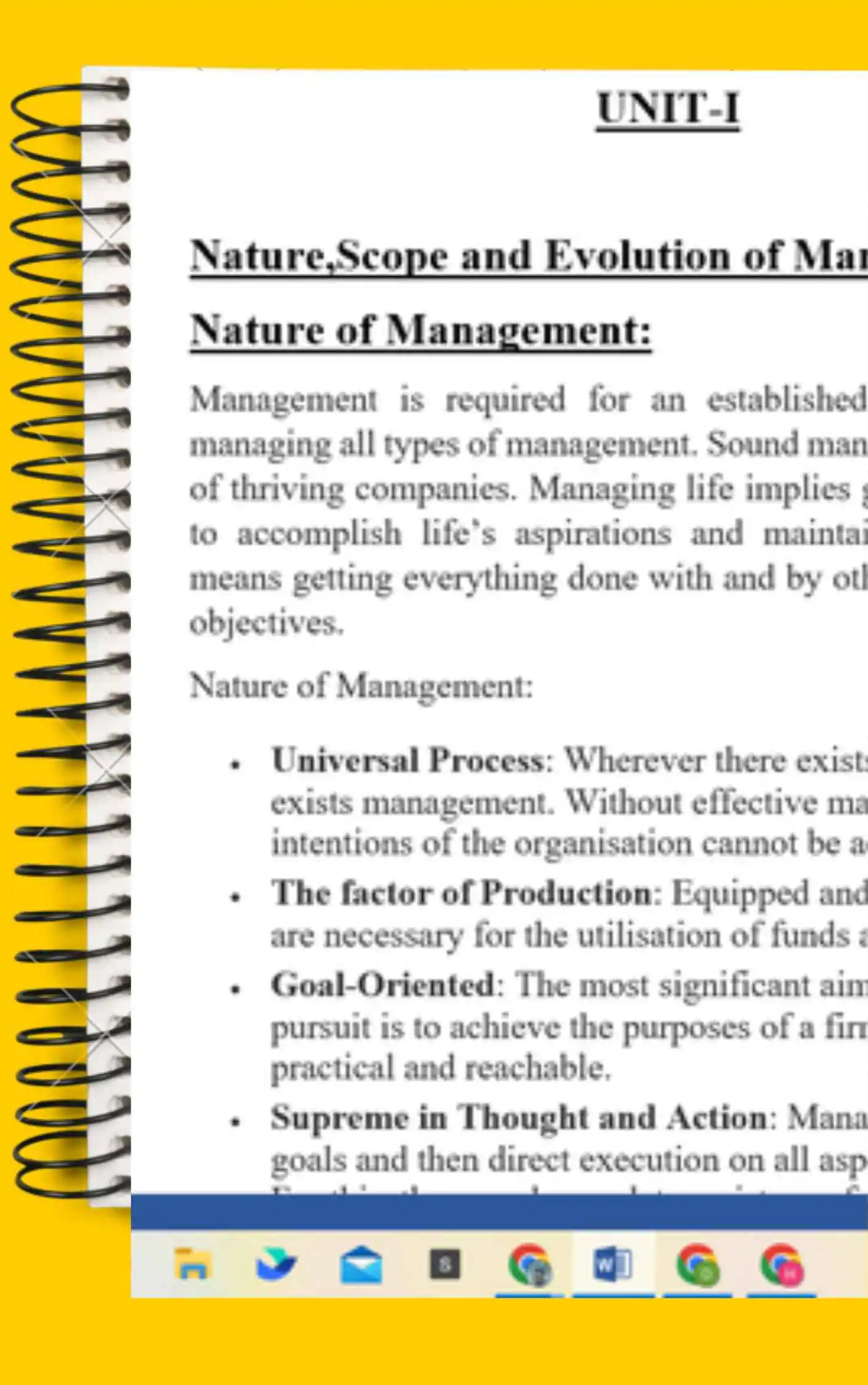 Maharshi Dayanand University | MBA 1st Semester Management Concept & Organizational Behaviour Notes PDF - Complete Printable Notes - Image 3