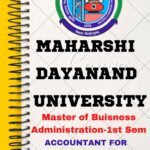 Accountant for Manager