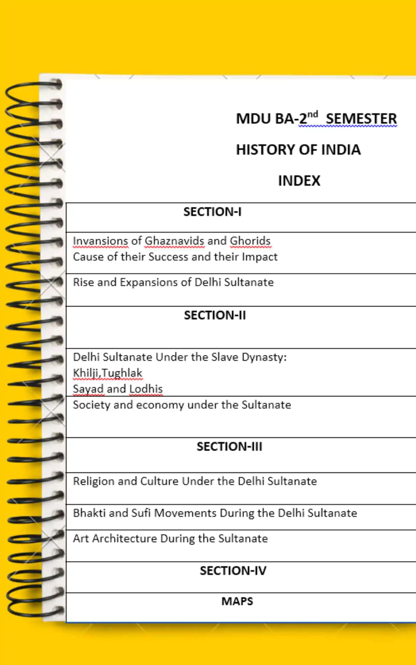 Maharshi Dayanand University | History notes for BA 2nd Sem in English - Complete Printable Notes - Image 2