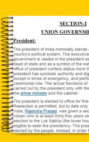 ba political science handwritten notes