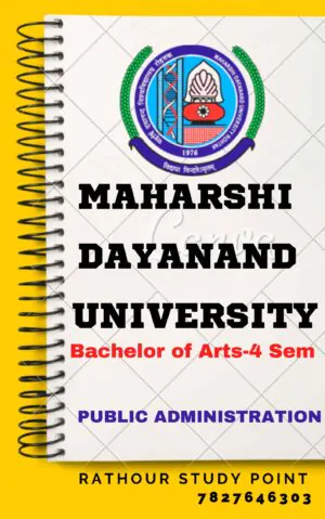 ba public administration notes