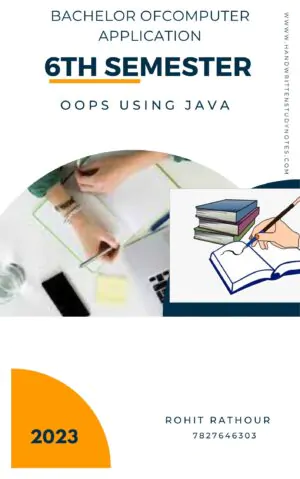 bca 6th semester java notes