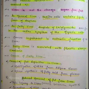 Mbbs handwritten notes