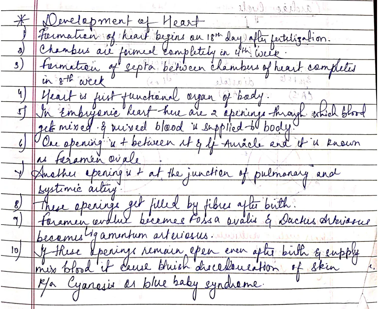 Body Fluid and Circulation Handwritten Notes For NEET - Image 4