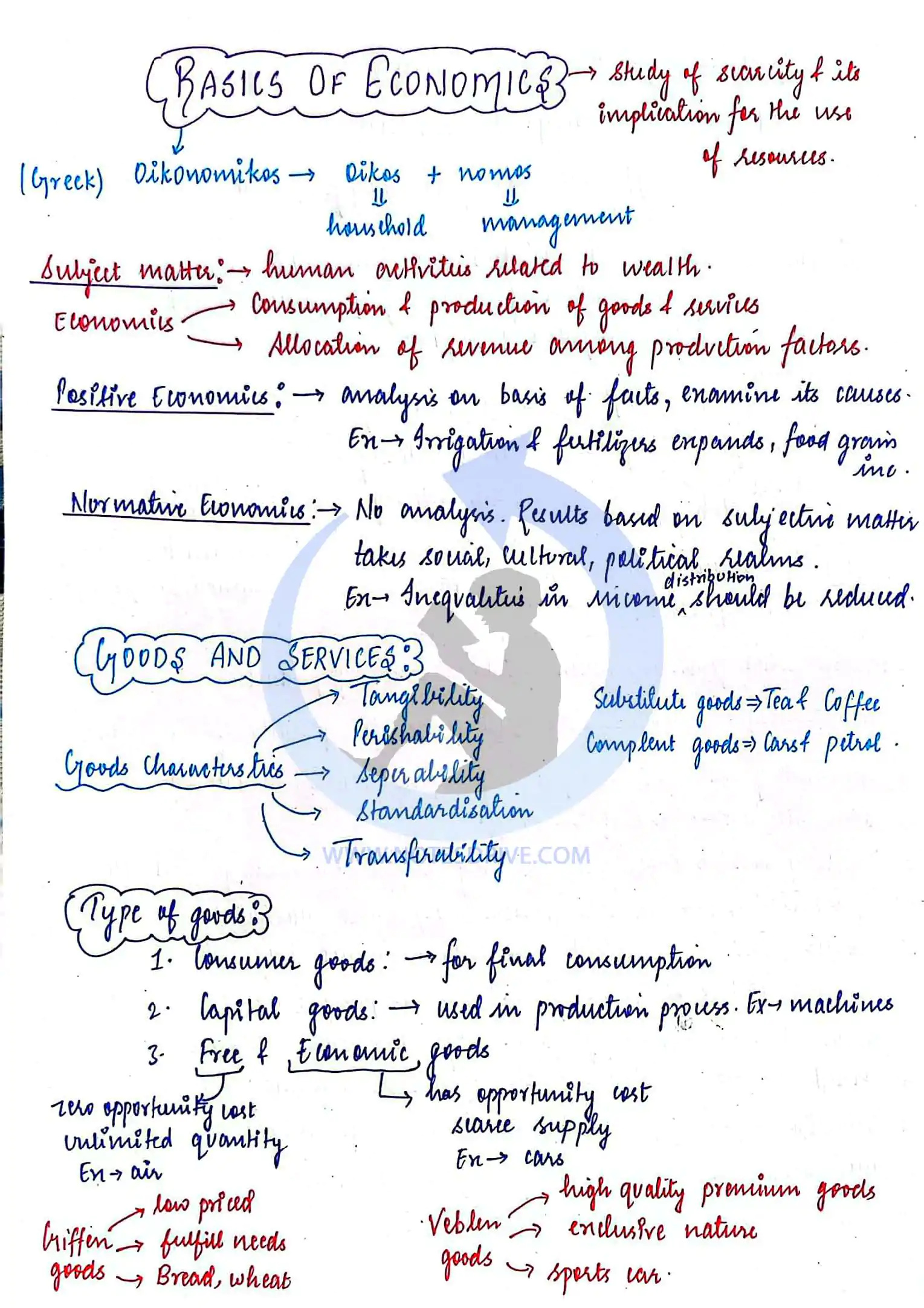 Indian Economy Full Handwritten Notes in english for upsc - Image 2
