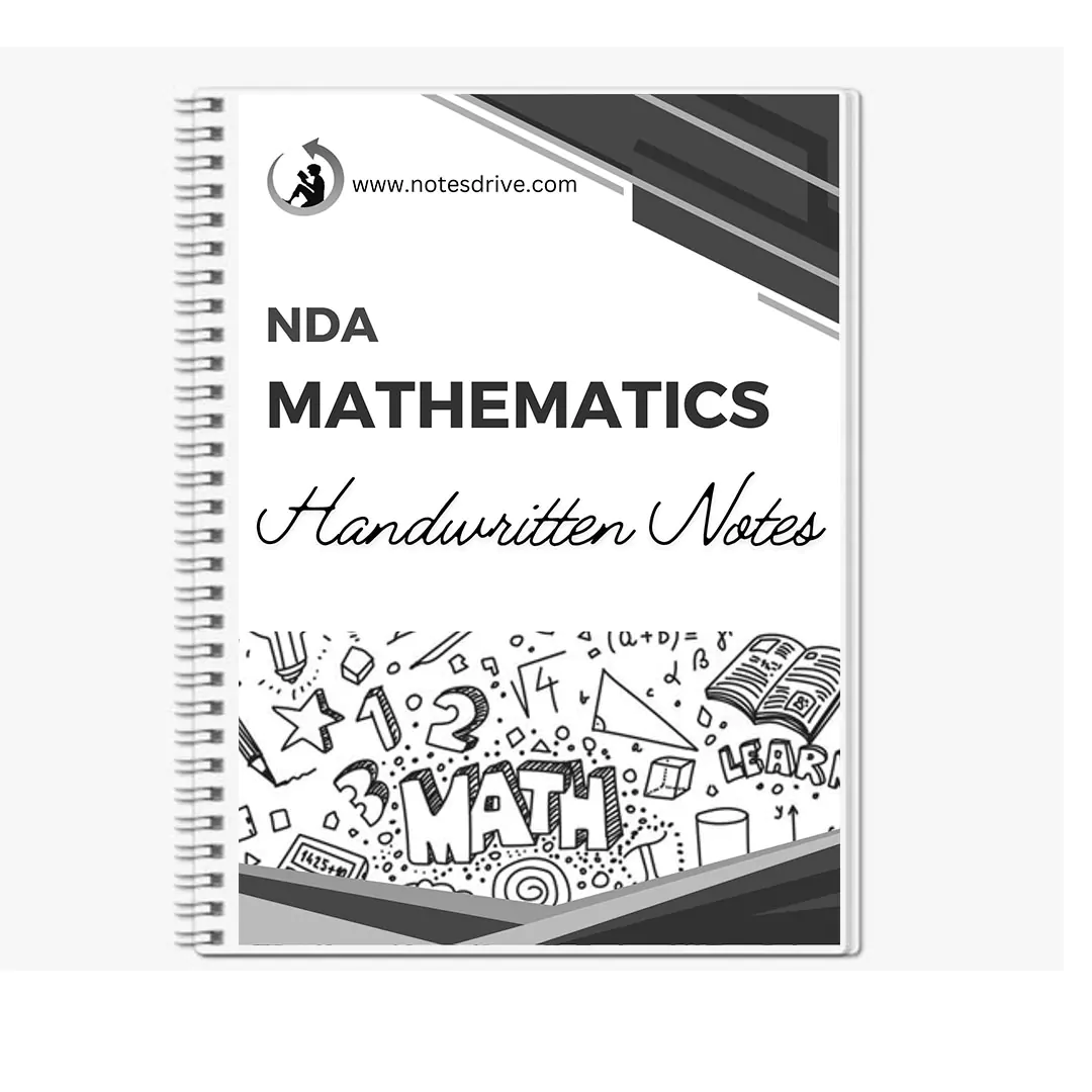 Mathematics All chapter Printed Notes for NDA (with Sipral Binding)