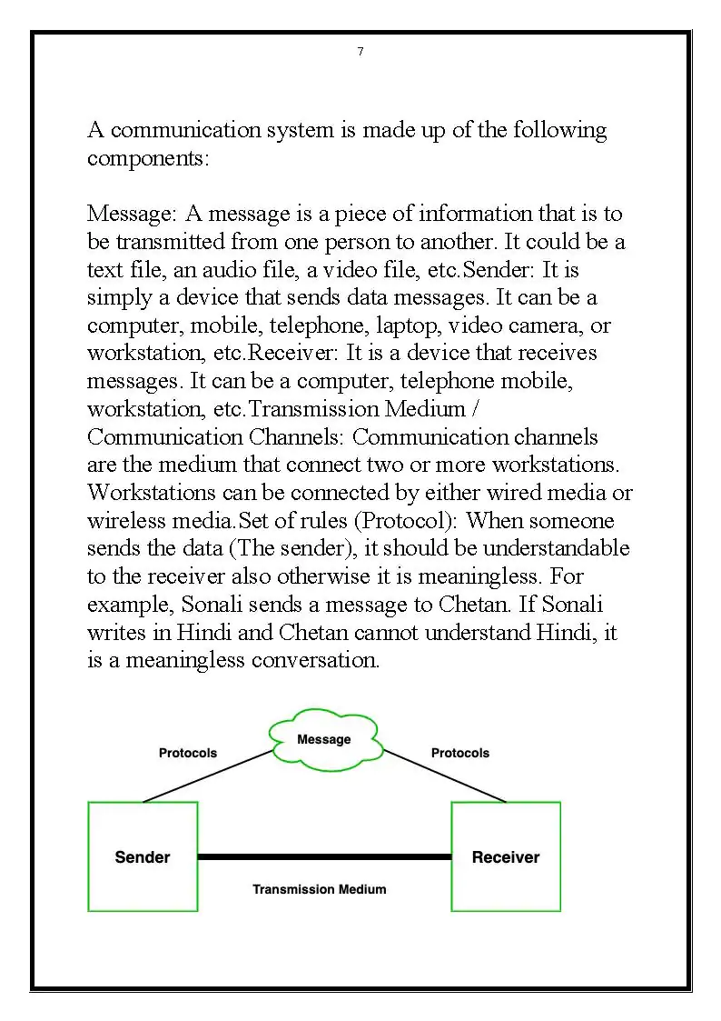 Maharshi Dayanand University | B.tech 4th Semester Computer Networks Printed Notes ( with Spiral Binding ) - Image 3