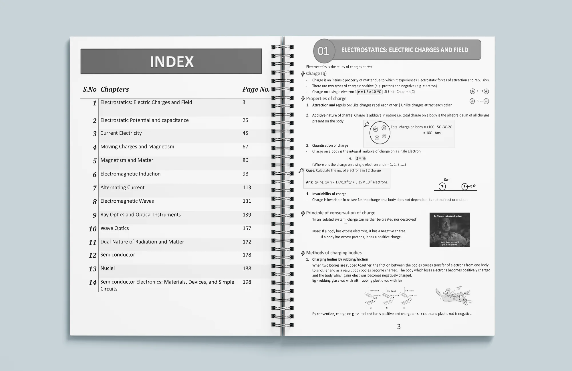 Class 12 Physics All Chapter Printed Notes ( With Wiro Binding) - Image 2