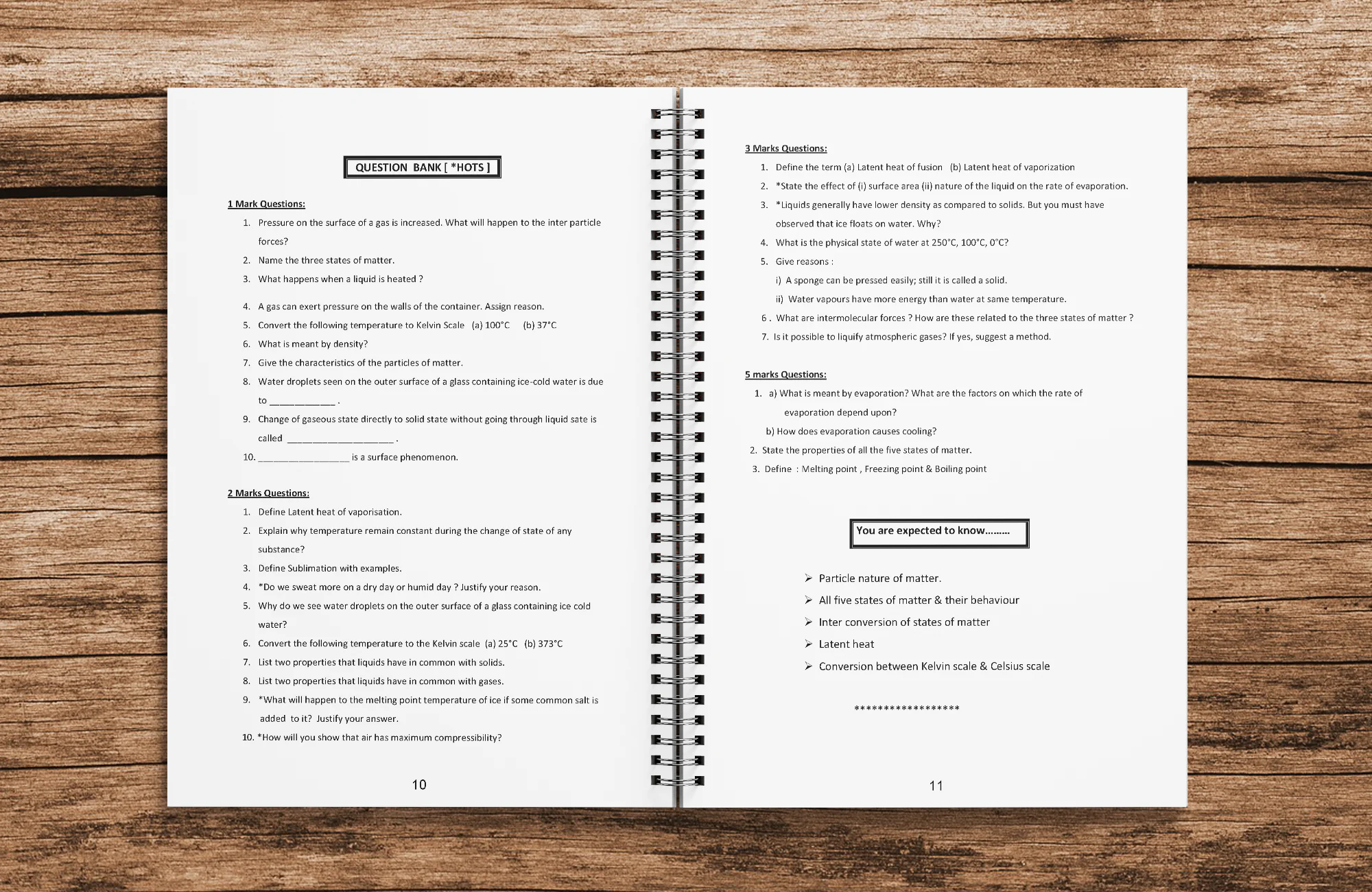 Class 9 Science All Chapters Printed Notes & Question Bank ( with wiro Binding ) - Image 5
