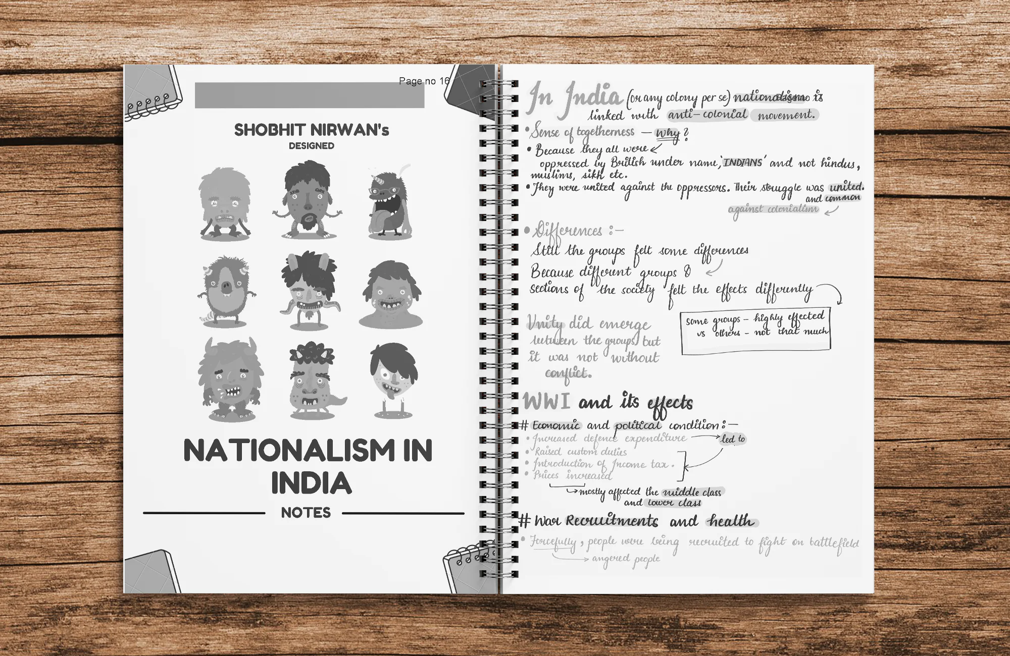 Class 10 History all chapters Printed Notes - Shobhit Nirwan ( With Wiro Binding ) - Image 5