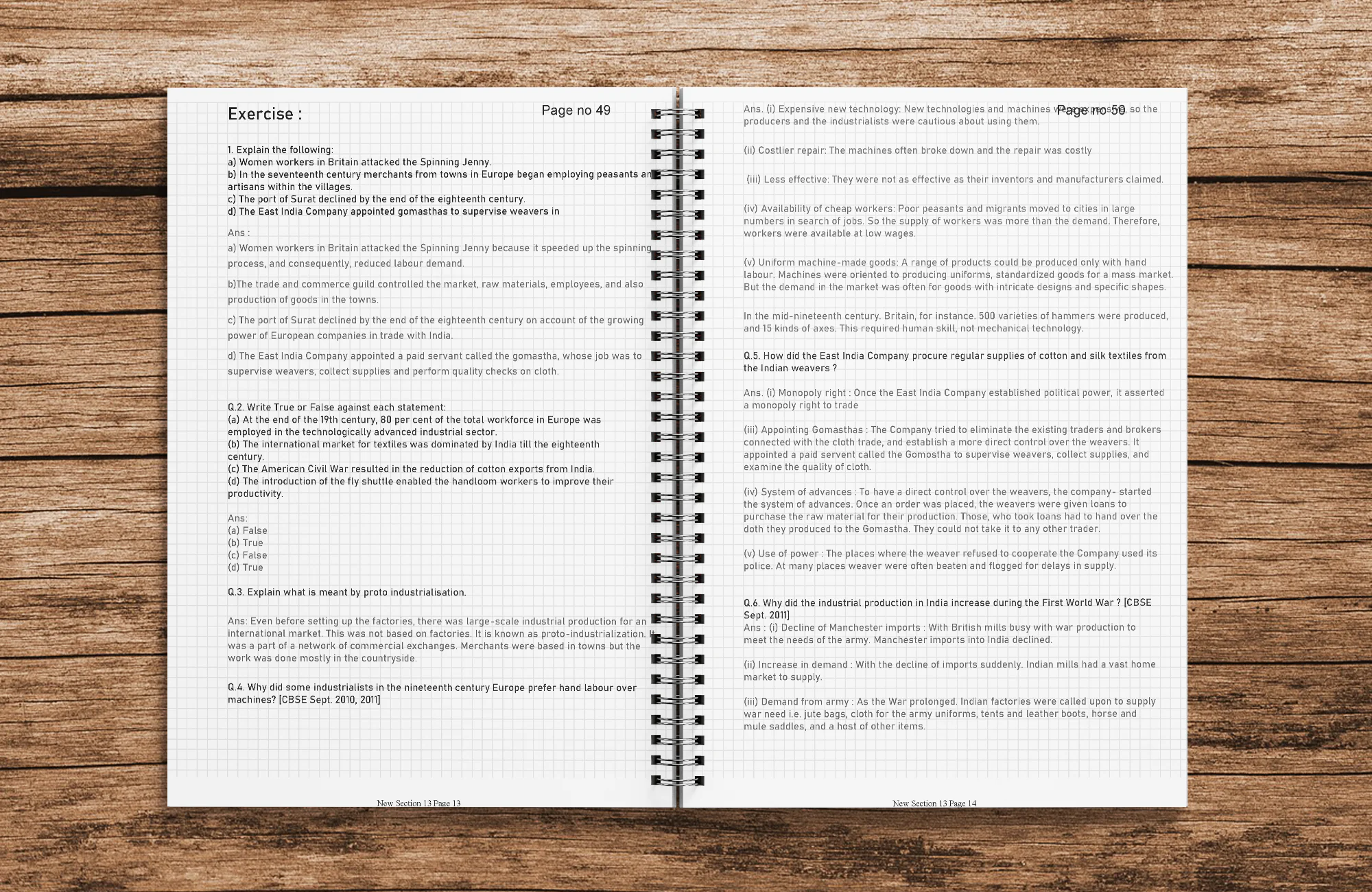 Class 10 History all chapters Printed Notes - Shobhit Nirwan ( With Wiro Binding ) - Image 3