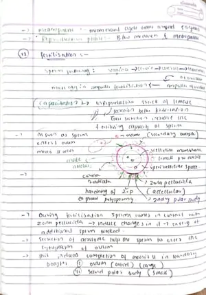 Human reproduction class 12th biology NEET detailed hand written notes