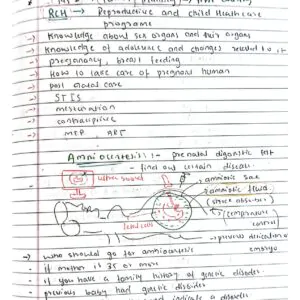 Reproductive Health class 12th | reproduction unit | Biology Neet hand written notes