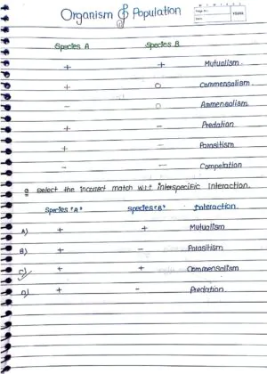 Organism_and_Population_Handwritten_Notes