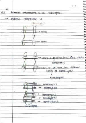 Principles of Inheritance and Variation Handwritten Notes PDF Download