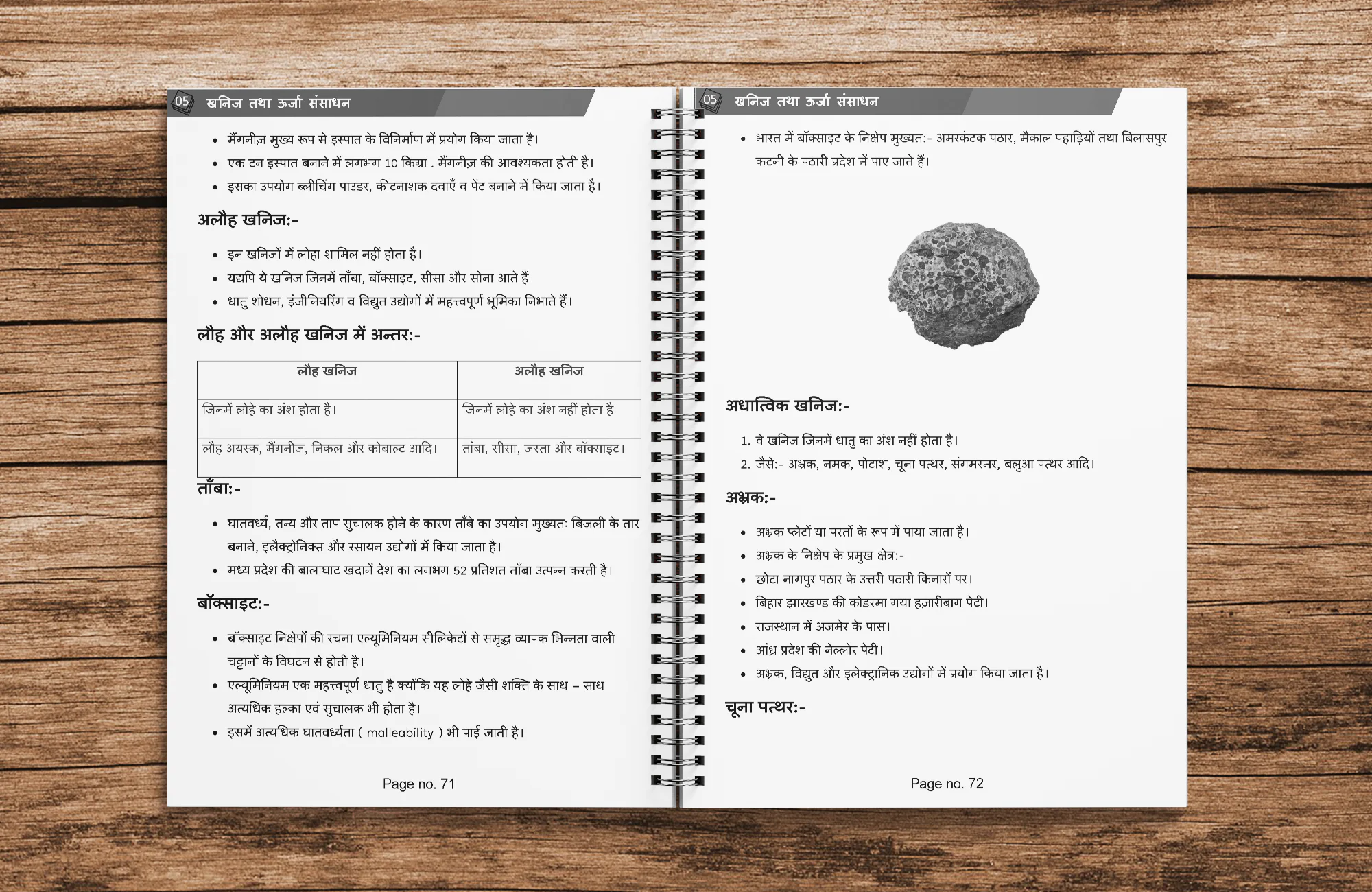 class 10 bhoogol ( Geography ) Hindi medium Printed Notes (with wiro Binding) - Image 3