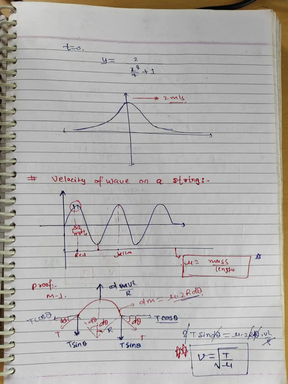 NV Sir Kota Classroom "Wave on string" Notes For IIT-JEE & NEET - Image 2