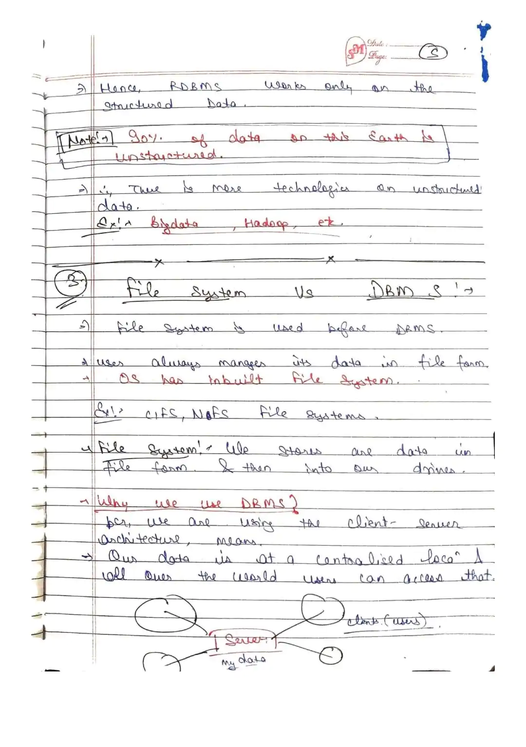 DBMS Handwritten notes pdf of Gate Smashers YouTube Channel || GATE || 5th Semester || CSE || Gate Smashers - Image 3