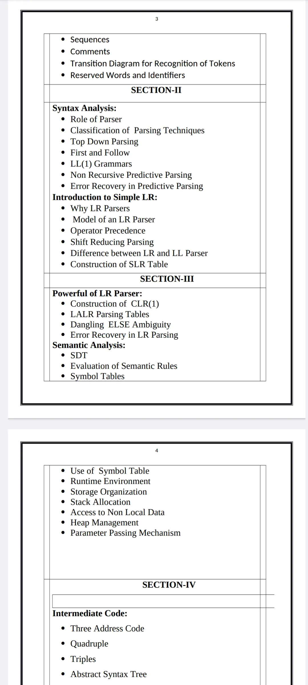 MDU Msc 3rd Semester Compiler Design Notes PDF - Complete Printable Notes - Image 3