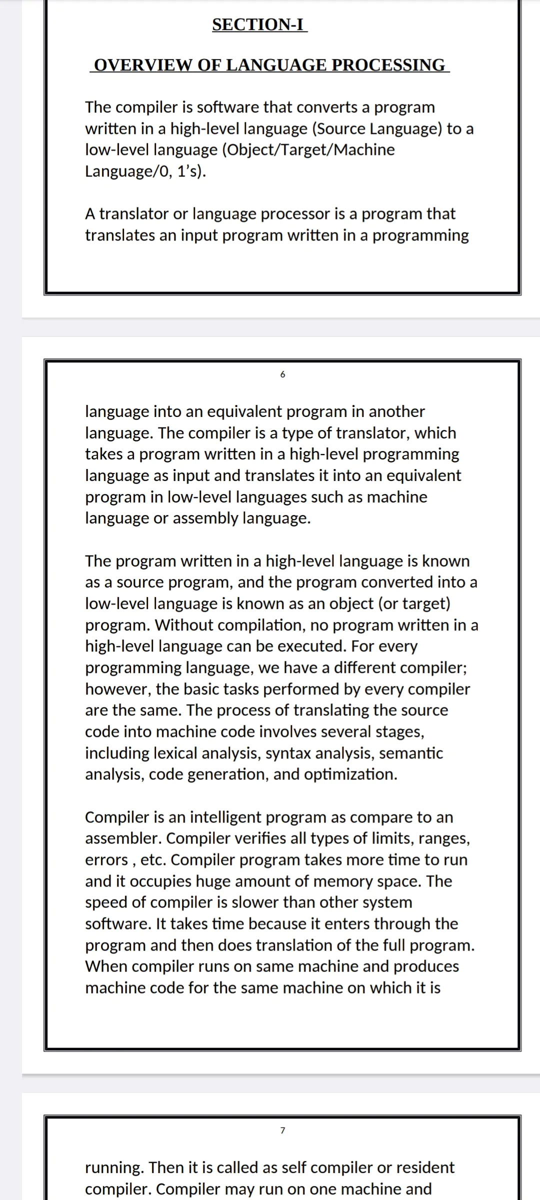 MDU Msc 3rd Semester Compiler Design Notes PDF - Complete Printable Notes - Image 4