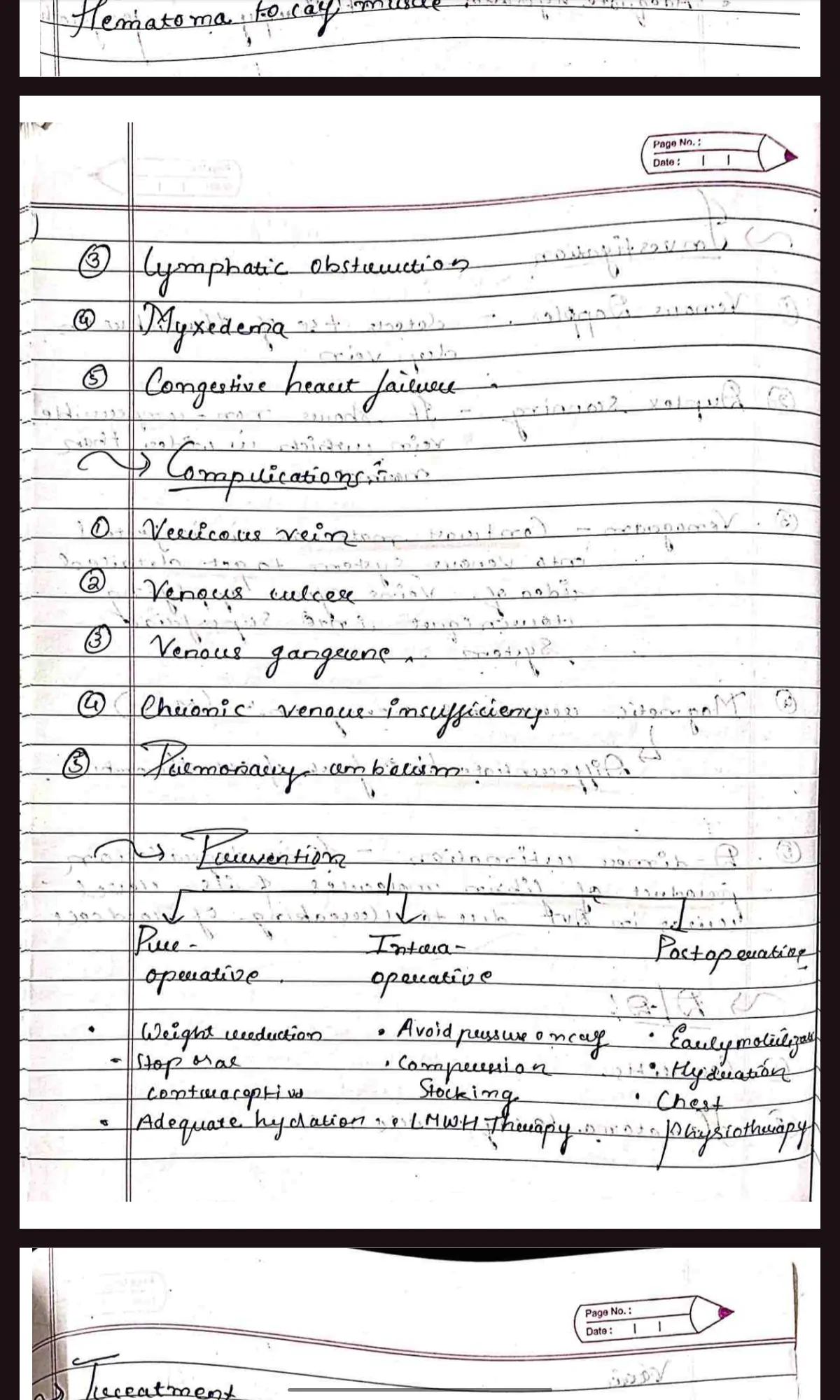 BDS 3rd year GENERAL SURGERY handwritten notes PDF - Image 4