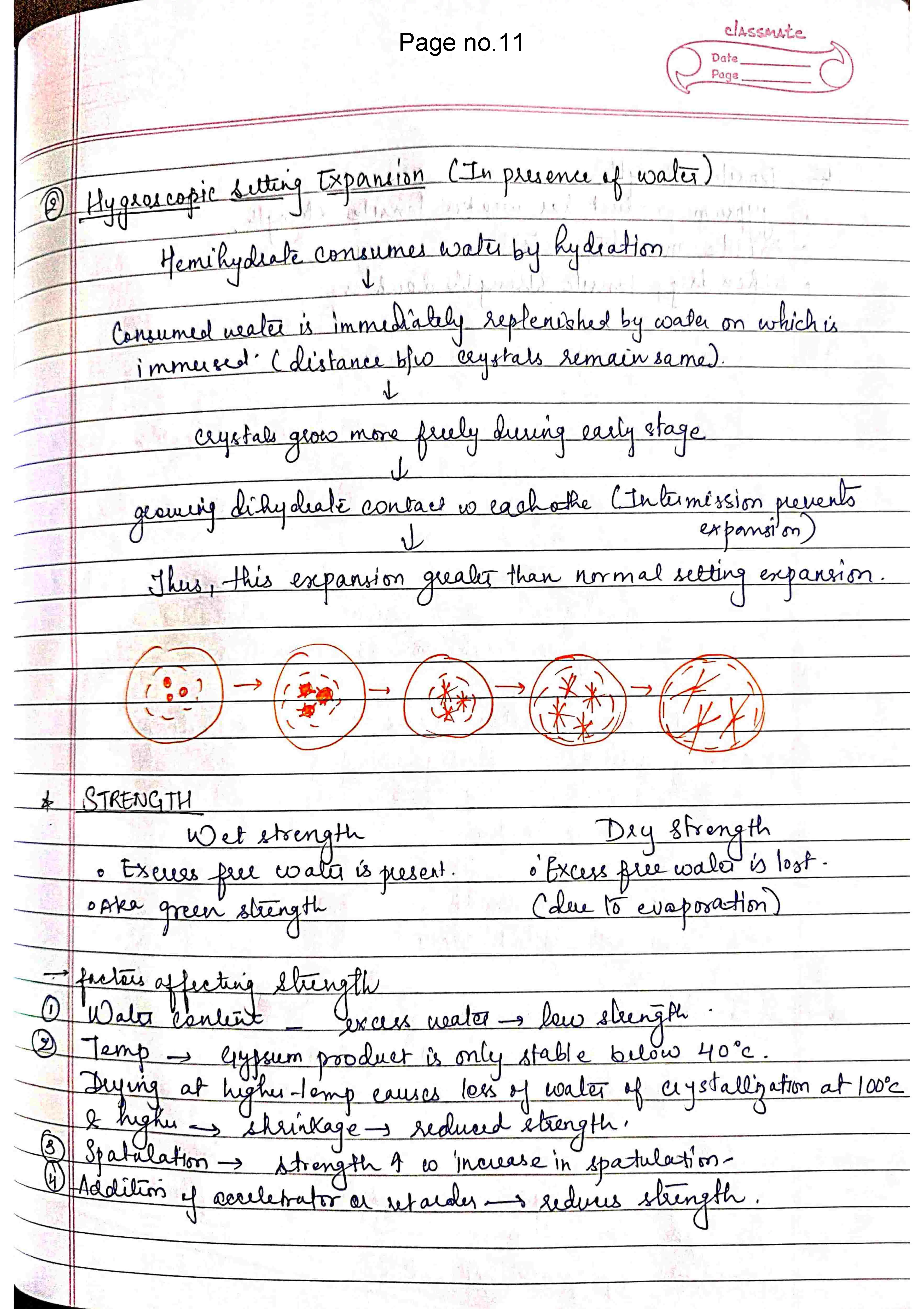 BDS 2nd year DENTAL MATERIALS Handwritten Revision PRINTED notes for University exams 💯 (Spiral binded ) - Image 5
