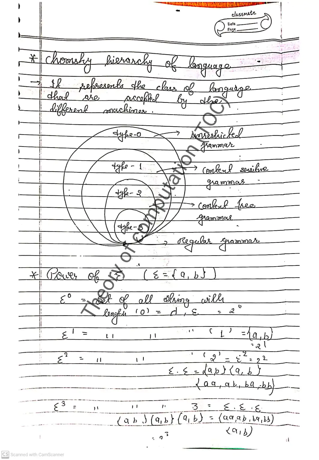 Theory of Computation (TOC) handwritten of KnowledgeGATE by Sanchit Jain Sir YouTube Channel || GATE || 5TH Semesterter || Sanchit Jain Sir || KnowledgeGATE .