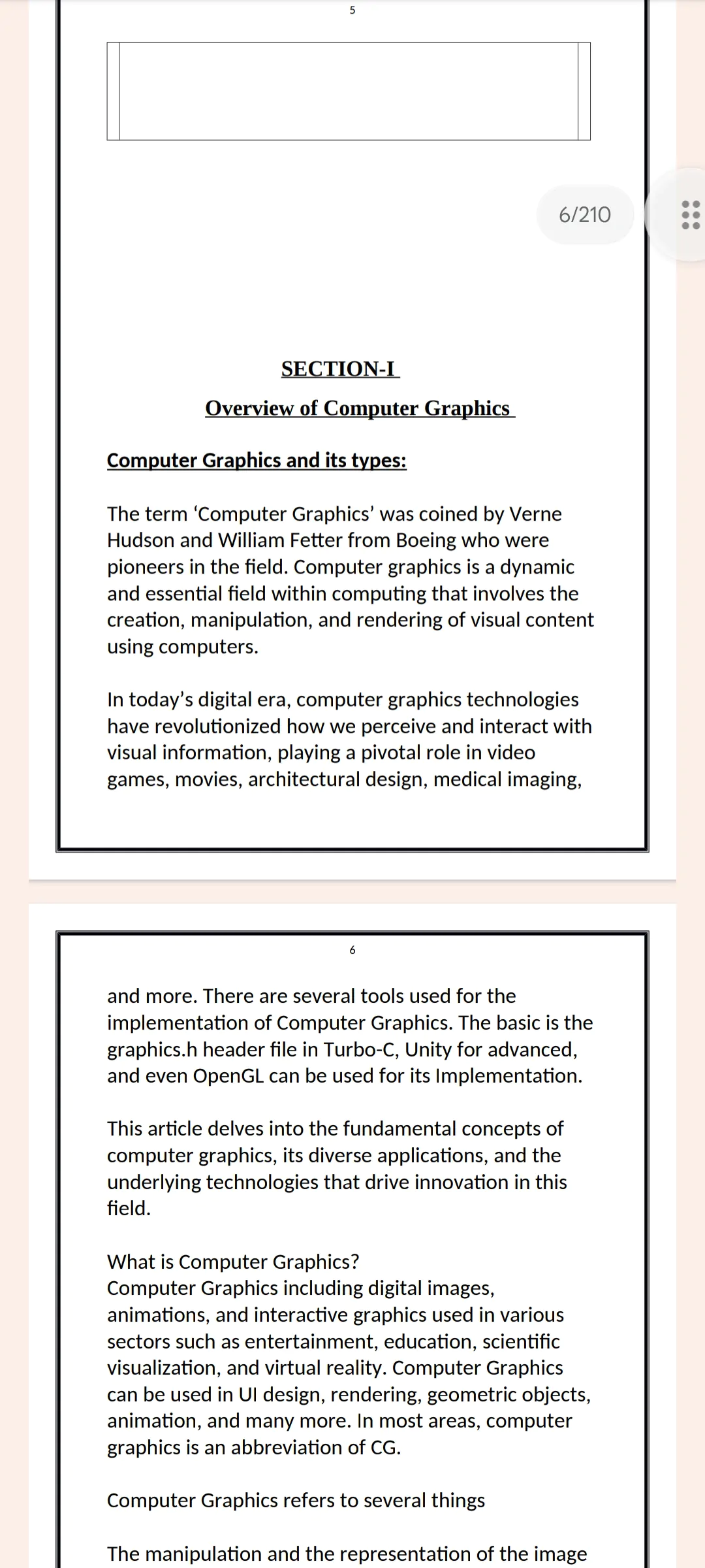 MDU Msc 3rd Semester Computer Graphics Notes PDF - Complete Printable Notes - Image 4