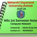 mdu msc 1st semester notes