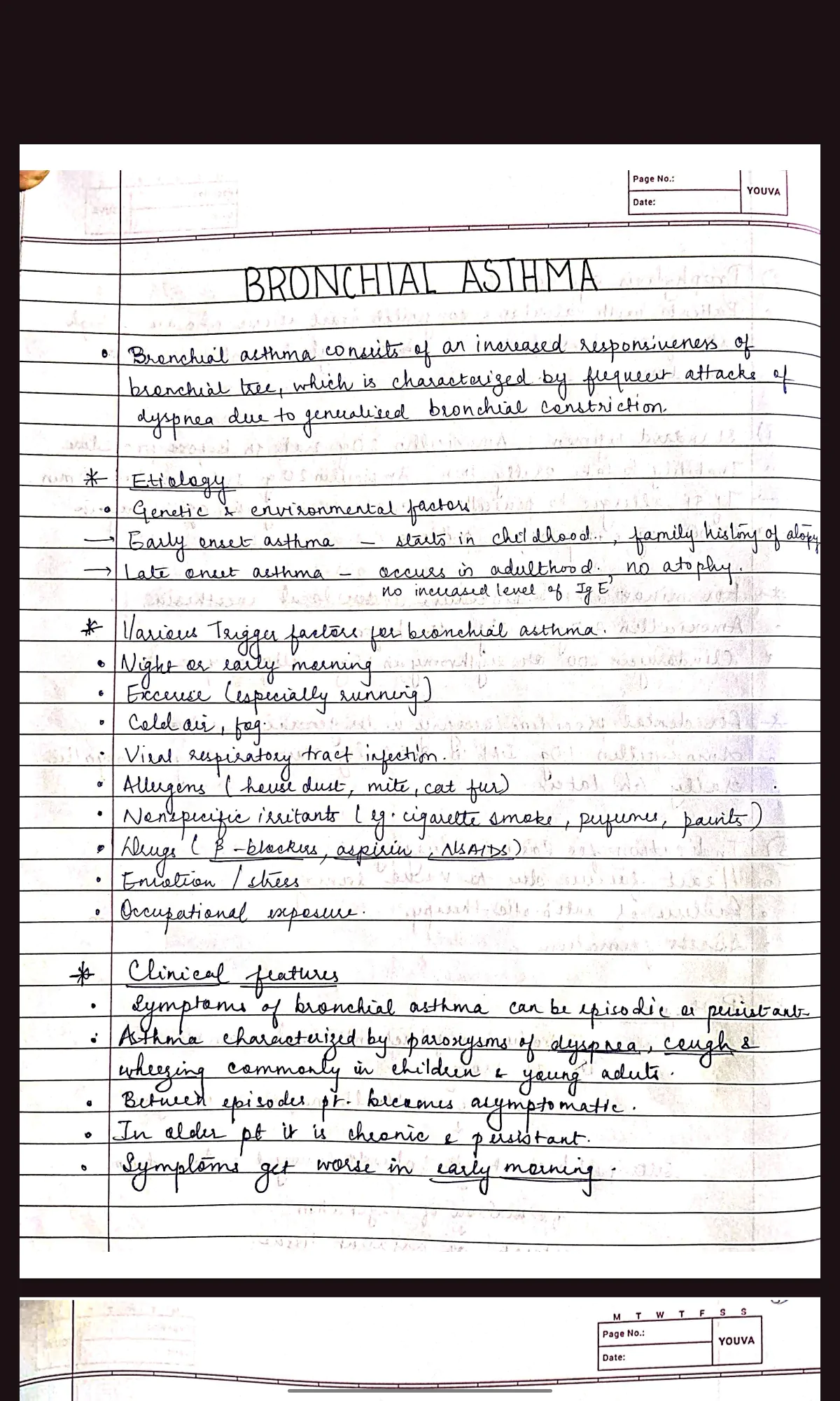 BDS 3rd year GENERAL MEDICINE handwritten notes PDF - Image 2