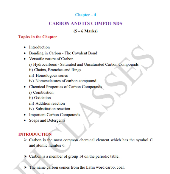Carbon and Its Compounds Full Concept Explanation with Solved Exercise and Last Five Years Solved Question Papers PDF Download by Dr. Juber Hawaldar (JH) - Image 2