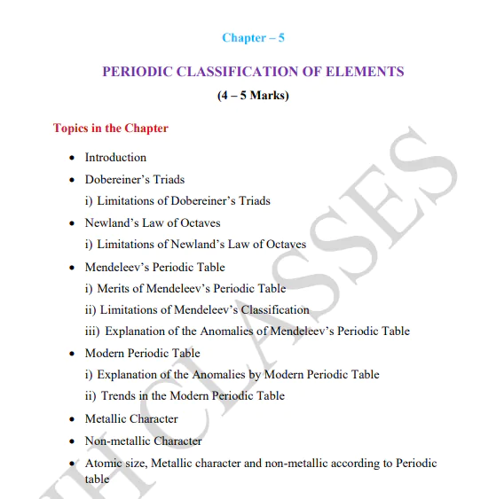 Periodic Classification of Elements Full Concept Explanation with Solved Exercise and Last Five Years Solved Question Papers PDF Download by Dr. Juber Hawaldar (JH) - Image 2